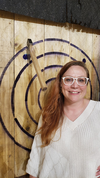 Cassie throwing axes